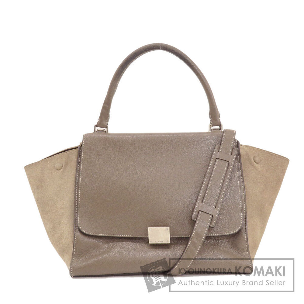 Celine Trapeze Tote Bag Leather